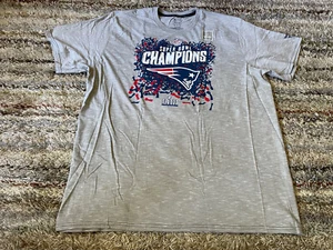 NFL New England PATRIOTS Super Bowl LIII Champions Locker Room T-Shirt Mens 3XL - Picture 1 of 8