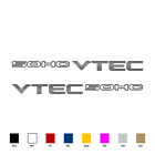 2pcs SOHC VTEC  (16" x 1.125") Vinyl Decal Sticker for  Honda Civic Si EK B16A