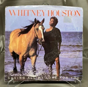 Whitney Houston Saving All My Love For You All At Once 45 Record Arista - Picture 1 of 4