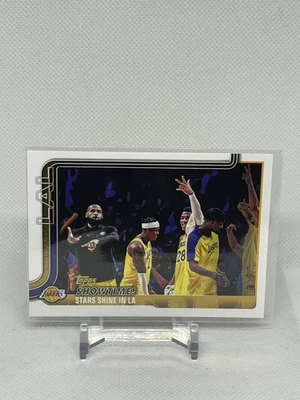 2025-26 Topps Baloncesto LA Lakers Espejo Dorado Imagen Variación LeBron #293 SSP Foto 1 de 2