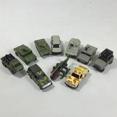 Vintage Matchbox Military Diecast Vehicle Lot Of 10 - Image 1 of 4