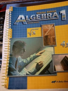 ABeka Algebra 1 (2nd ed) Teacher Edition A Beka Book (2002) V7 - Picture 1 of 1