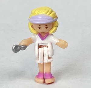 Vintage Polly Pocket Bluebird 1995 Ice Cream Stand / Fun "Polly" Doll Only - Picture 1 of 6