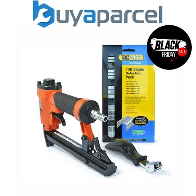 Tacwise 1287 A14014V Pneumatic 140 Series Staple Gun and 4400 Staples Kit - T50 - Image 1 of 4