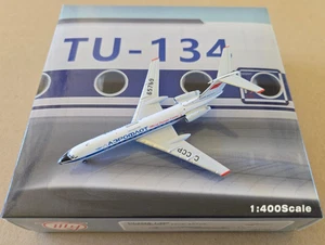 1:400 Tupolev Tu-134 Aeroflot "Official Olympics Carrier" CCCP-65769 Panda Model - Picture 1 of 3