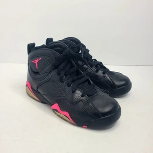 NIKE AIR JORDAN 7 Retro GG Black Hyper Pink 442960 Youth Size 6.5Y - Picture 1 of 8