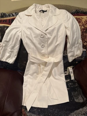 Casaco social feminino Nine West tamanho 4 vintage creme - Imagem 1 de 4