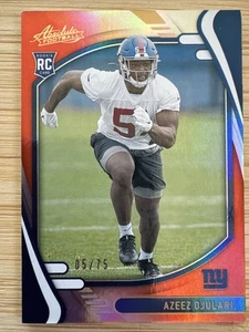 2021 Panini Absolute Spectrum Orange Rookie Azeez Ojulari 53/75 #159 - Picture 1 of 2