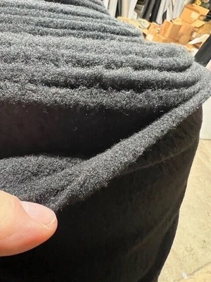 Polartec Polar Fleece P300 Black Fleece Sold By The Yard 60" Wide warm cozy - Image 1 of 3