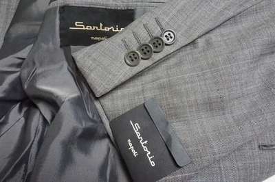 Sartorio Gris Espiga Azul Lana a Cuadros 2 Piezas Traje Chaqueta Pantalones 44R TOTALMENTE NUEVO Foto 1 de 4