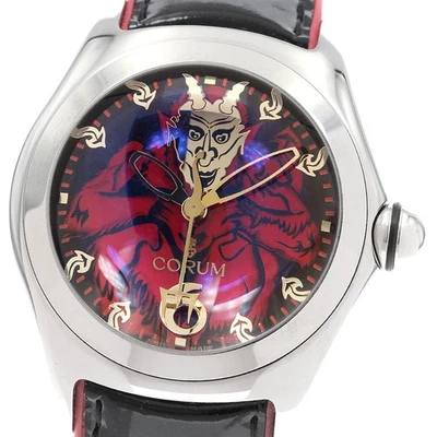 Reloj automático para hombre CORUM Bubble Lucifer 082.340.20 esfera roja limitada_922502 Foto 1 de 4