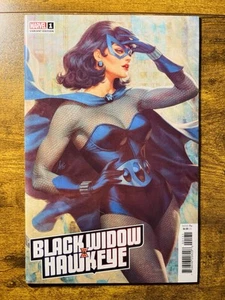 BLACK WIDOW & HAWKEYE 1 NM/NM+ STANLEY "ARTGERM" LAU VARIANT COVER MARVEL 2024 - Picture 1 of 2