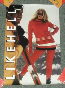 1995 *LIKE HELL* BOLAS DE NIEVE OPORTUNIDAD DISCOS DE MOSCA ESPAÑOLES CARTEL PROMOCIONAL 18X11" PB2 - Imagen 1 de 1