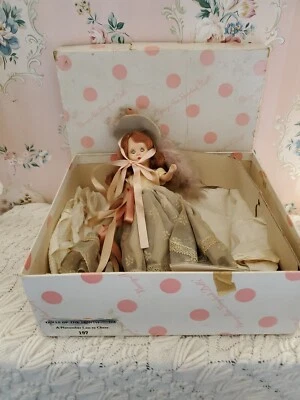 Muñeca Nancy Ann 197 libro de cuentos Noviembre Lass to Cheer cabeza/piernas/brazos articulados caja Foto 1 de 4