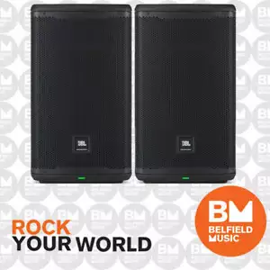 2 x JBL EON710 Powered Speaker 10inch 1300w Pair - Brand New - Belfield Music - Picture 1 of 4