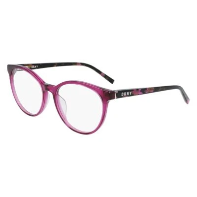 DKNY Women's Round 52mm Eyeglasses Frames Purple DK5037-500 - Image 1 of 3