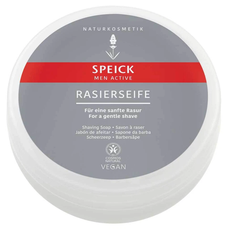 Rasierseife Herren Speick Men Active Vegan Shaving Soap Rasierschaum Rasur 150g