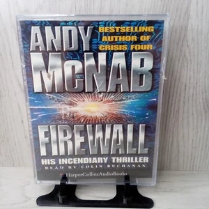 ANDY MCNAB FIREWALL AUDIO BOOK CASSETTE TAPE ALBUM RARE RETRO VINTAGE NEW SEALED - Picture 1 of 3