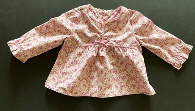 Camisa boho floral de algodón manga larga para niñas Arizona talla 2 T niño pequeño Foto 1 de 4