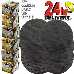 Mirka Autonet 77 mm 3" caja 50 discos de lijado - P80 - granos P400 disponibles Abranet - Imagen 1 de 6