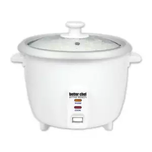 Better Chef IM-400 8-Cup (16-Cups Cooked) Automatic Rice Cooker in White - Picture 1 of 2