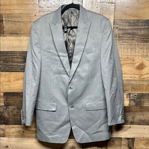 Michael Kors Blazer Gessato Grigio Giacca Sportiva Tuta Cappotto Uomo 42L