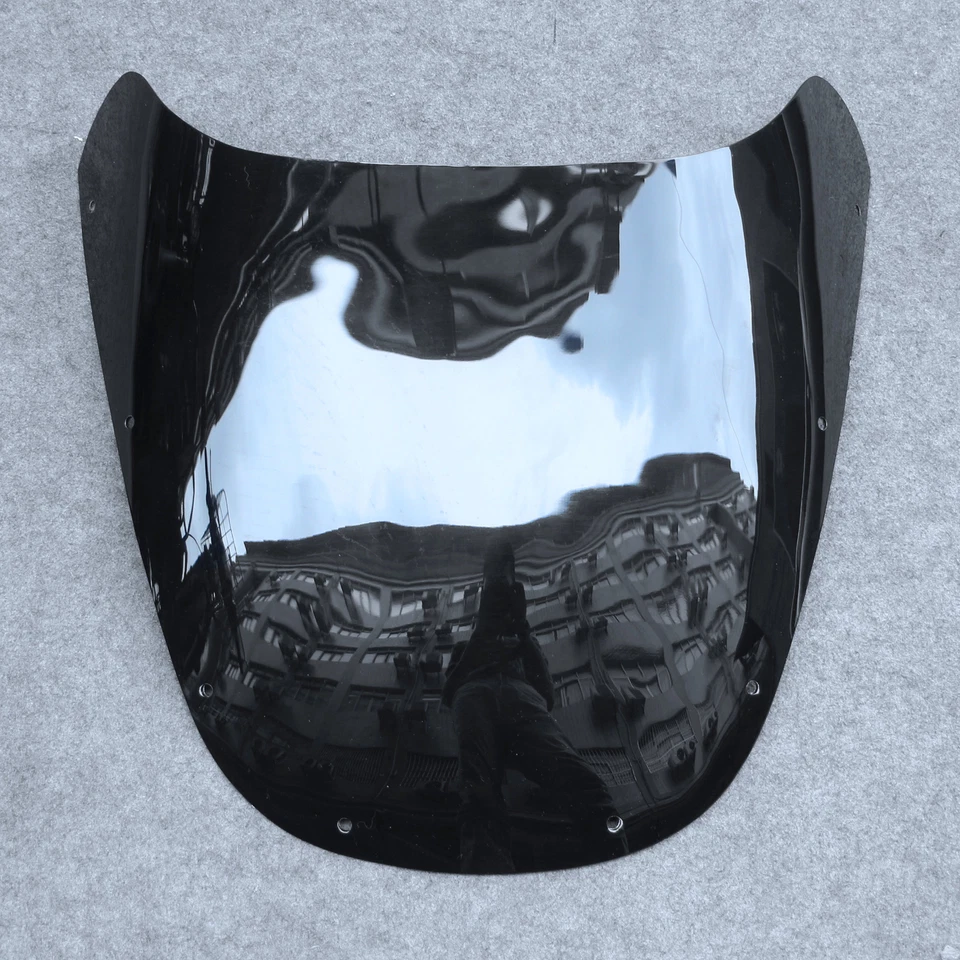 Parabrisas negro de motocicleta apto para Kawasaki Ninja ZX9R 1994-1997 96 parabrisas Foto 1 de 4