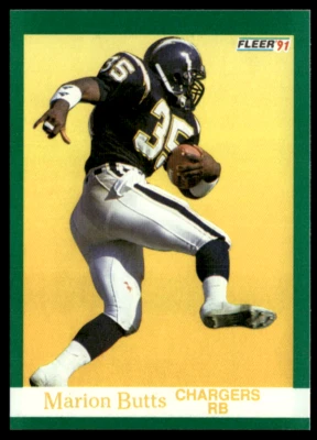 1991 Fleer Marion Butts #171 - Image 1 of 2