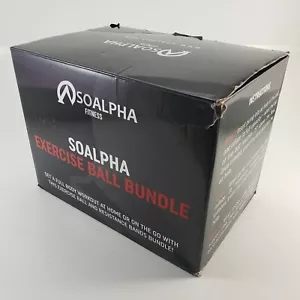 SoAlpha Premium Kit Esercizi Pompa Gonfiabile Sfera e Base 15 LB Fasce di Resistenza - Foto 1 di 4