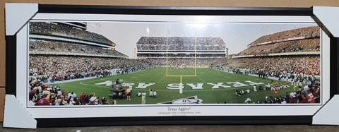 Texas Aggies Panoramic framed poster Cover