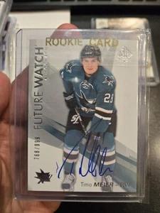 2016-17 SP Authentic Future Watch Timo Meier Auto Autograph 768/999 RC - Picture 1 of 4