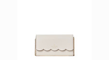 Kate Spade Gemma Parchment Smooth Leather Wallet on a Chain Bag WLR00552 $249