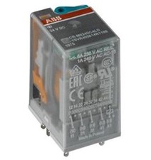 Box of 10 NEW ABB 1SVR405612R1100 Interface Relays 250V 10A 3 co / CR-M024DC3L