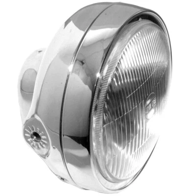 Emgo 6.25" Classic Side Mount Chrome Headlight Assembly (66-64312D) - Image 1 of 3