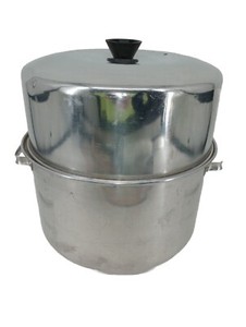 Vintage Aluminum Baby Bottle Sterilizer /Warmer Pot Rack Small Jars Canning