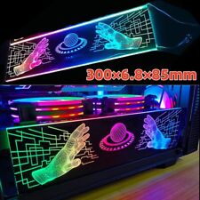 RGB Backplate For Graphics Card GPU & Gaming PC Case ARGB Led Light 300×6.8×85mm