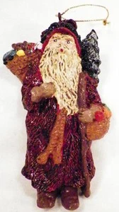Adorno de Navidad de Papá Noel Belsnickel resina plástica en caja - Imagen 1 de 4