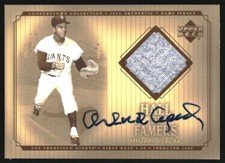 2001 Upper Deck Hall of Famers Game Jersey Autograph Orlando Cepeda Auto