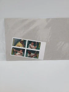 2012 MLB All Stars SEALED Forever Stamp Block of 4, MNH, Scott # 4694-4697 - Picture 1 of 3