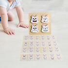 Rabbit Bunny Jigsaw Puzzle with Cards Wooden for Kids Baby