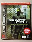 Tom Clancy's Splinter Cell - Prima Strategy Guide PS2 XBOX PlayStation 2