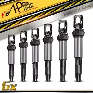 6x Ignition Coils for BMW E46 320i 325i 330i M3 E39 525i 530i E60 E83 X3 E53 X5 - Picture 1 of 9