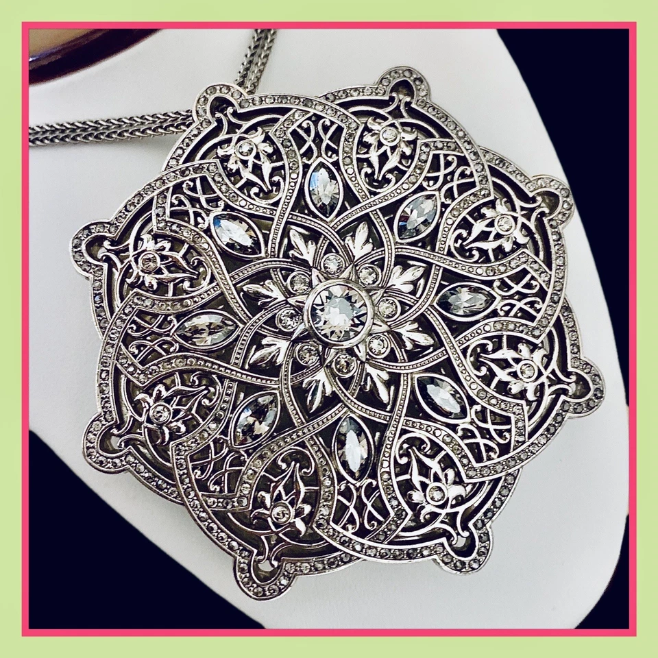 Brighton TOLEDO Saltar Long Necklace Jl6630 RTLS Crystal Filled Just out