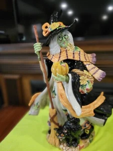 Fitz and Floyd Halloween Ernte Hexe 17" groß sehr groß Vintage Figur neu  - Bild 1 von 13