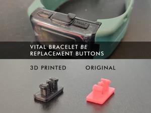 Compatible Bandai Vital Pulsera BE Tablet Botones Repuesto Reparación Reparación - Imagen 1 de 2