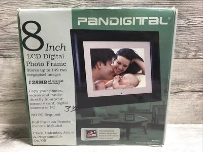 Digital Photo Frame 8 inch LCD Pandigital PAN80-2 - L23-01 - Image 1 of 3