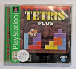 VINTAGE Sony PlayStation PS1 Greatest Hits TETRIS PLUS Complete w/ Manual Tested - Picture 1 of 3