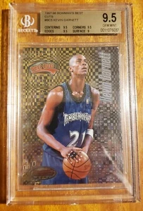 1997-98 Bowmans Best #BC5 Kevin Garnett Best Cuts BGS 9.5 - Picture 1 of 2
