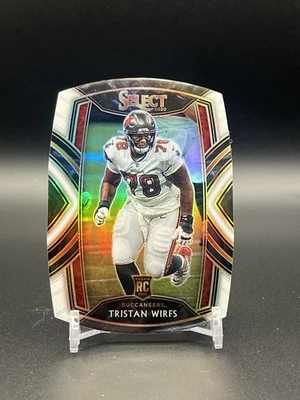 2020 Panini Select - Club Level Tristan Wirfs #290 White Prizm Die-Cut (RC) - Image 1 of 2