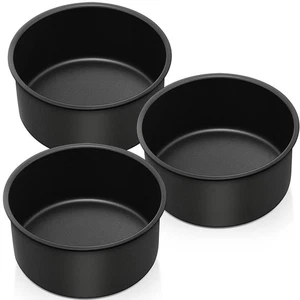 6 Inch Cake Pan Set Nonstick Round Baking Layer Cake Pans Tins for Birthday W... - Picture 1 of 7